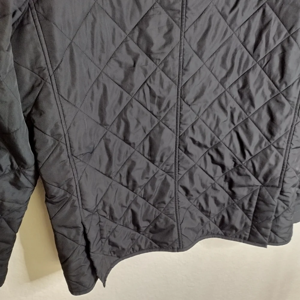J. Crew Men's Greyson Quilted Field Jacket Black sz L